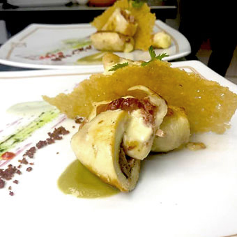 Pechuga de Pollo con Jamón Serrano y Queso Mozzarella